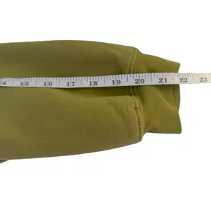 Vtg Green Collared Sweatshirt Autumn Embroidered Landscape Size XL Grannycore thumbnail 8