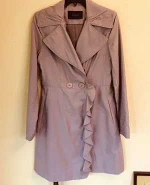 Tahari Beige Rain or Casual Coat S thumbnail 1