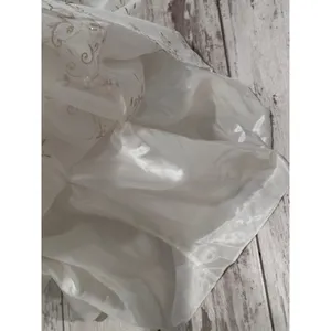 Betsy &‎ Adam Vintage White Floral Halter Sequin Cocktail Gown Dress Sz 8 thumbnail 13