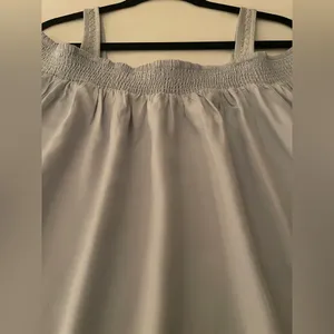 LC Lauren Conrad Light Baby Blue Off-Shoulder Blouse Size M thumbnail 3