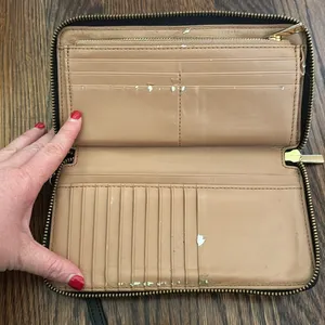 Tory Burch Black Leather Wallet thumbnail 2