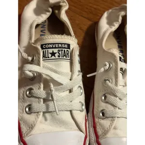 Converse Chuck Taylor All Star Low Top Cream Canvas Sneakers‎ Women's Size 7 thumbnail 9