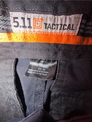5.11 Tactical Women's Black Cargo Trousers- 6 thumbnail 7