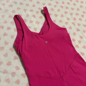 Lululemon align onesie sonic pink size 6 thumbnail 3