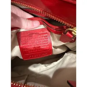 Coach Pocket Tote Legacy American Icons 19982 W/Og Tassel Hangtag & Brass Fob thumbnail 9