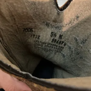 Abilene Women's Brown Leather Cowboy Boots size 5.5 M thumbnail 15