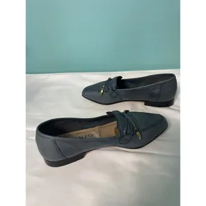Enzo Angiolini Ballet Flat Shoes Women Sz 5.5M Blue Leather Slip‎ On S-326 thumbnail 5