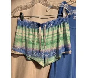 Authentic American Heritage PJ set Top and Short Shell No Im Waking Up Sz S Lot2 thumbnail 3