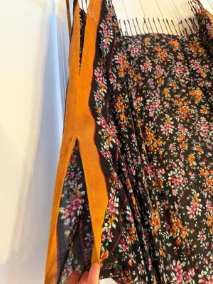 American Eagle Black Floral Kimono thumbnail 4