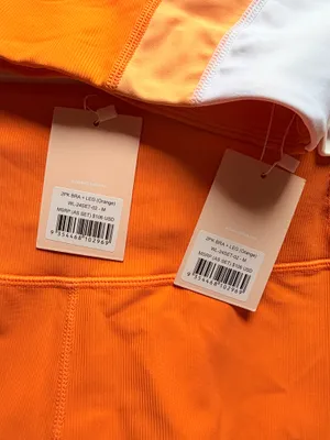 WILO Melbourne NWT Orange Activewear Set Size M Size M thumbnail 3