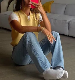 Polo Ralph Lauren Yellow SweaterVest thumbnail 1