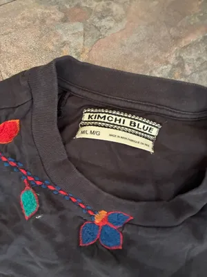 Kimchi Blue Urban Outfitters Embroidered T Shirt thumbnail 3