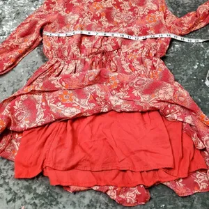Free People Red Floral‎ Dress thumbnail 8