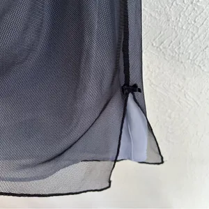 Victoria’s Secret Sheer Mesh Babydoll Slip – Y2K Fairy Grunge Sz medium black thumbnail 5