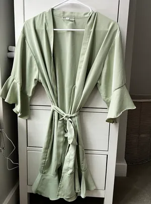 Bridal Robe Green thumbnail 2