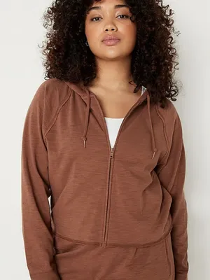 PINK - Victoria's Secret Summer Lounge Cotton Zip-Up Hoodie-‎ BLACK thumbnail 1