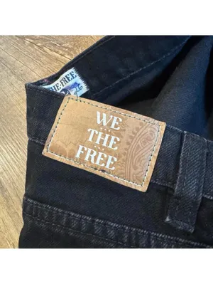 Free People Black A New Day Mid Rise Straight Leg Jeans 26 thumbnail 6