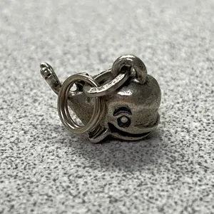 Sterling Silver Cute‎ Whale Charm Pendant Sterling Marked thumbnail 2