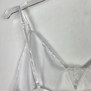 NWT Frederick's of Hollywood Delphine Satin Cropped Cami White Size Medium M T24 thumbnail 10