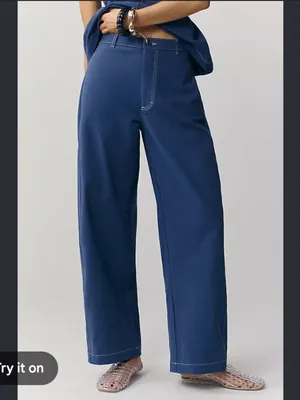 Anthropologie Maeve Curve Puddle Pants thumbnail 2