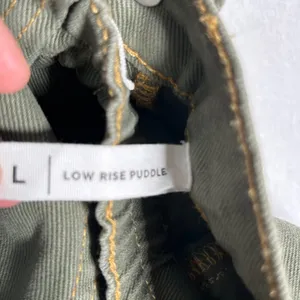 Pacsun Low Rise Puddle Cargo Pants Olive‎ Green Women's Size L Wide Leg thumbnail 4