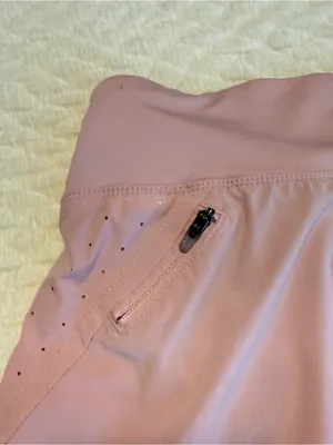 Nike Dri Fit Running Athletic Shorts Women’s Size XS Dusty Pink Loose Stitches thumbnail 9