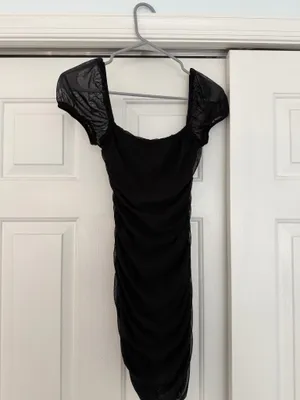 Black Princess Polly Mini Dress 2 thumbnail 2