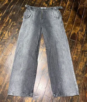 Fine Culture washed black skater Y2K luxe grunge L jeans thumbnail 1
