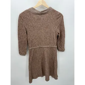 Anthropologie Saturday Sunday Sweater Dress Women Scoop Neck Tie Waist Half Sleeve Sz Small‎ thumbnail 2