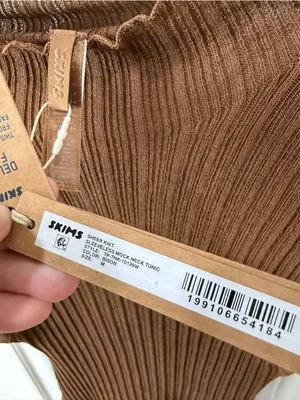 Skims Sheer Knit Mock Neck Tunic thumbnail 4