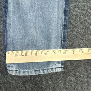 Levis Made Crafted Womens Two Tone Side Stripe Straight Leg Jeans 26 Cotton Blue thumbnail 8