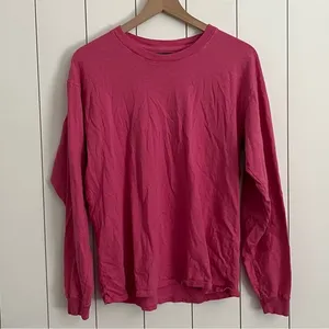 Set Active Pink Oversized Long Sleeve Tee thumbnail 1