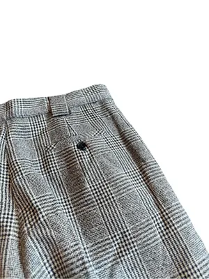 Alanni by Donny Brooke Black Houndstooth Plaid Trousers Wide Size 14 Women's thumbnail 10