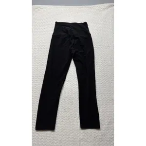 Beyond Yoga Womens Black High Waisted Spandex Crop Leggings Small USA Made thumbnail 2