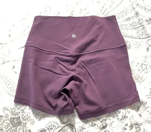 Lululemon Align 4” Biker Shorts Size 6 Grapę Thistle thumbnail 3