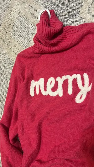 Christmas Sweater Pink Size M thumbnail 4