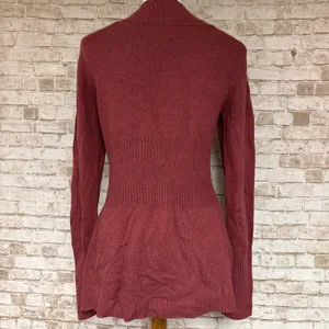 Sparrow Anthropologie Brick Red Cardigan - Size M Shawl Collar Cashmere Blend thumbnail 3