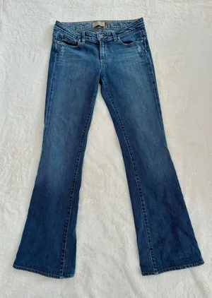 Paige Low Waisted Flare Jeans thumbnail 2