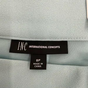 INC‎ Womens Teal Pants Wide Leg Size 8P NWT (A138) thumbnail 4