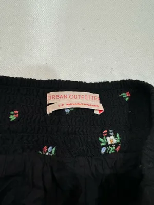 Urban Outfitters Floral Embroidered Halter Midi Dress Small thumbnail 8