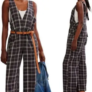 Free People Mara Overalls Black Combo 6 thumbnail 12