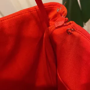 Sam Edelman One Shoulder Midi Dress Red Orange Asymmetrical Cocktail Party Dress thumbnail 7