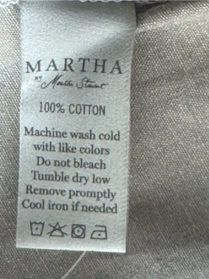 Martha Stewart The 2-pocket jean buttom-up shirt NWT size medium thumbnail 7