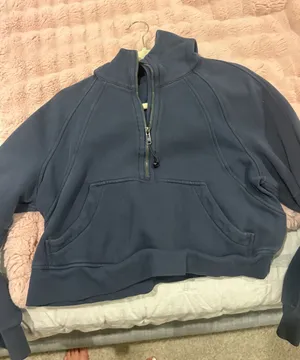 Cropped Scuba Lululemon Half-Zip Hoodie thumbnail 1