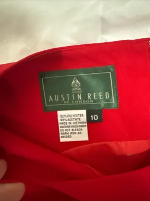 Austin Reed Red Midi Sheath Dress thumbnail 10