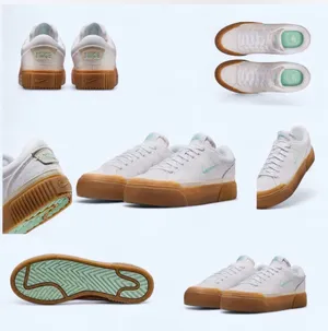👟 Nike Court Legacy Lift Platform Sneakers ✨ (Women's US 10 / White & Mint 🍃 / FZ2606-102) thumbnail 2
