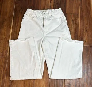 Madewell vintage wide leg cropped jean! thumbnail 1