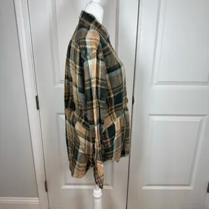 Free People Plaid Tunic Small Babydoll Boho Cottagecore Fall Layering Pockets thumbnail 2