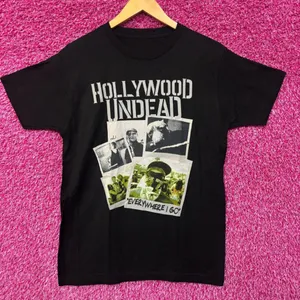 Hollywood Undead Everywhere I Go Polaroid rock Tshirt medium thumbnail 1