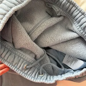 Abercrombie & Fitch Light Blue Fleece Sweatpants thumbnail 5